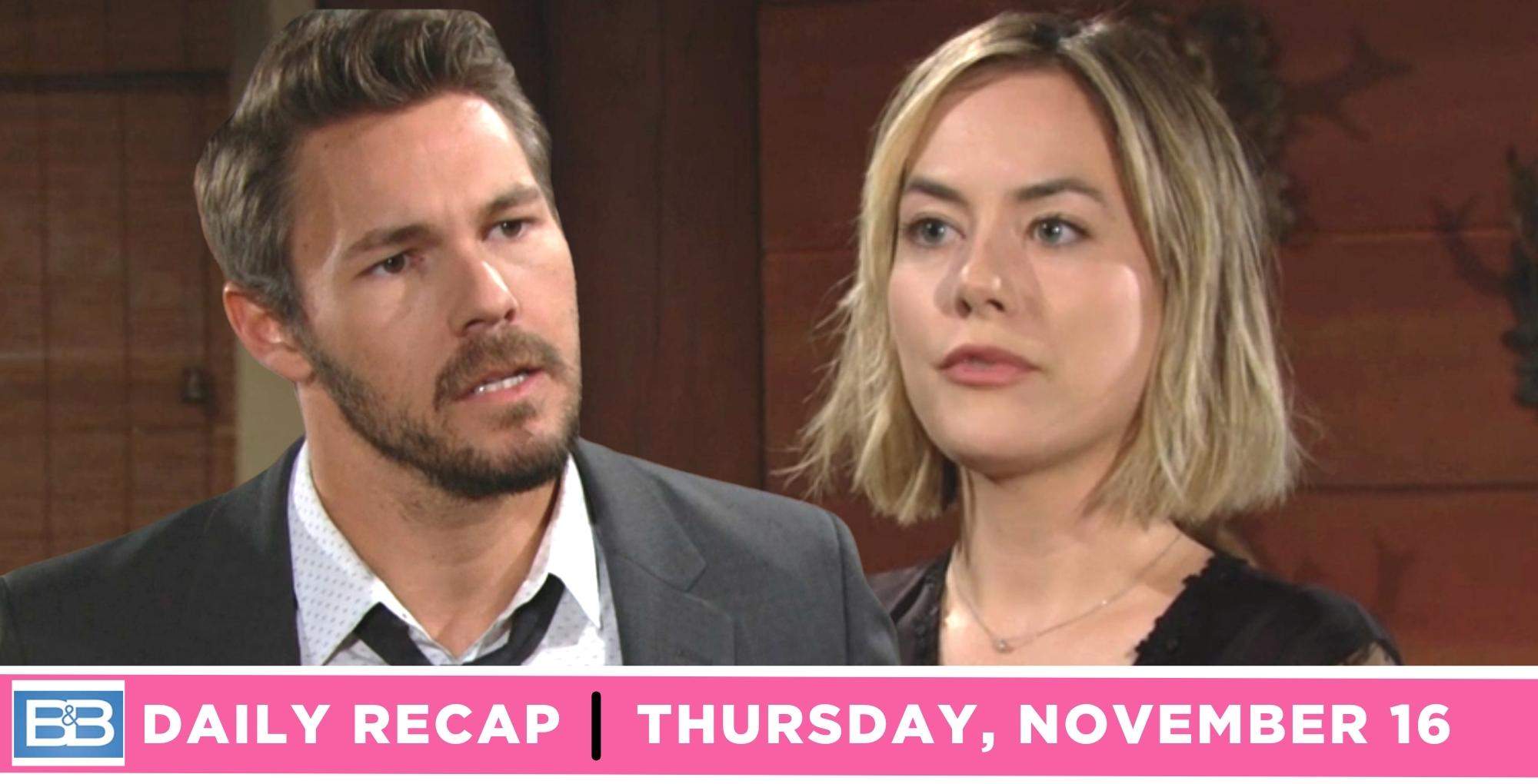 Bold And The Beautiful April 3 Recap: Liam, Hope, And Bill's Dramatic Thursday Bold And The Beautiful April 3 Recap: Liam, Hope, And Bill's Dramatic Thursday