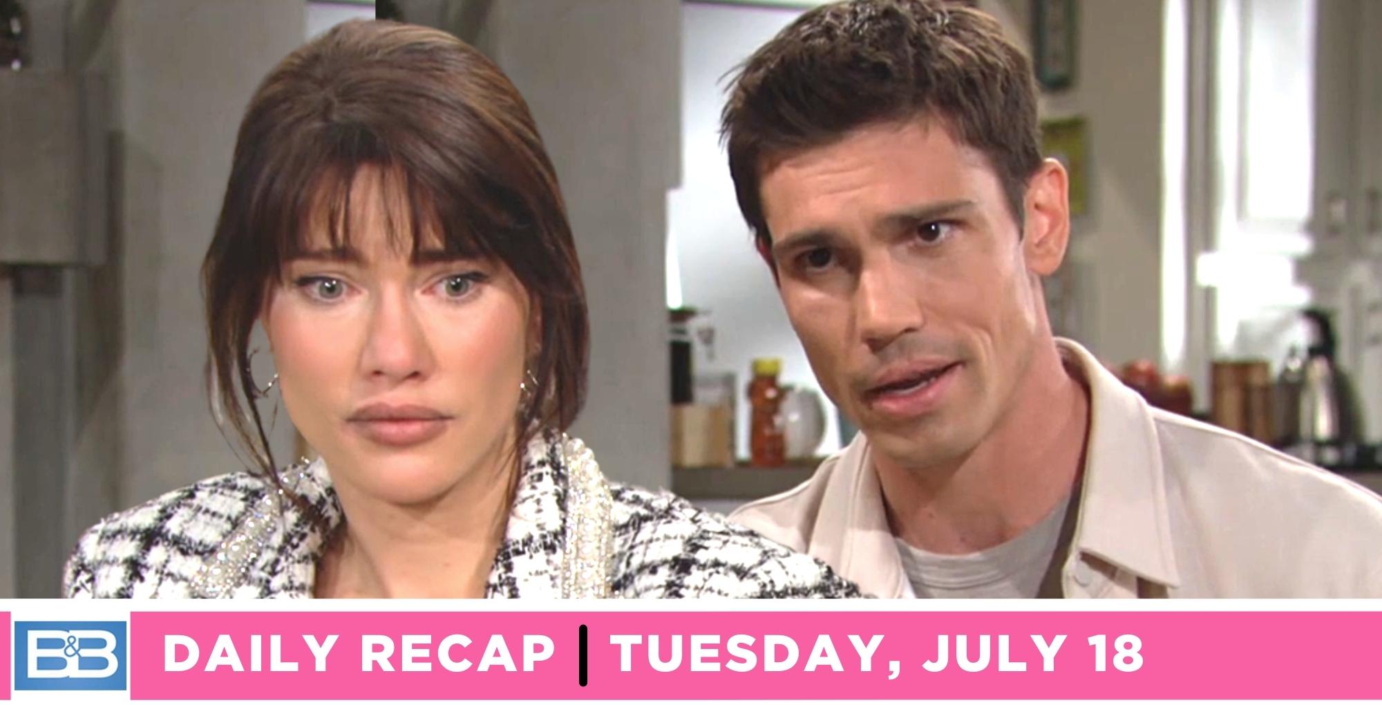 The Bold And The Beautiful April 9th Recap: Steffy's Anger And Liam's Plea For Secrecy The Bold And The Beautiful April 9th Recap: Steffy's Anger And Liam's Plea For Secrecy